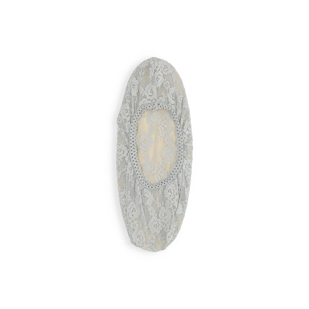 011110000 Stretchy Flower Lace Sockettes S - Image 5