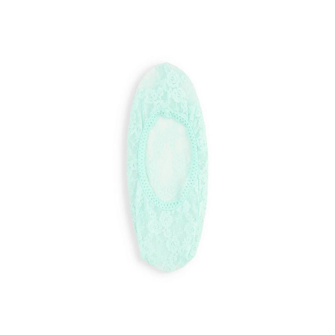 011110000 Stretchy Flower Lace Sockettes S - Image 9