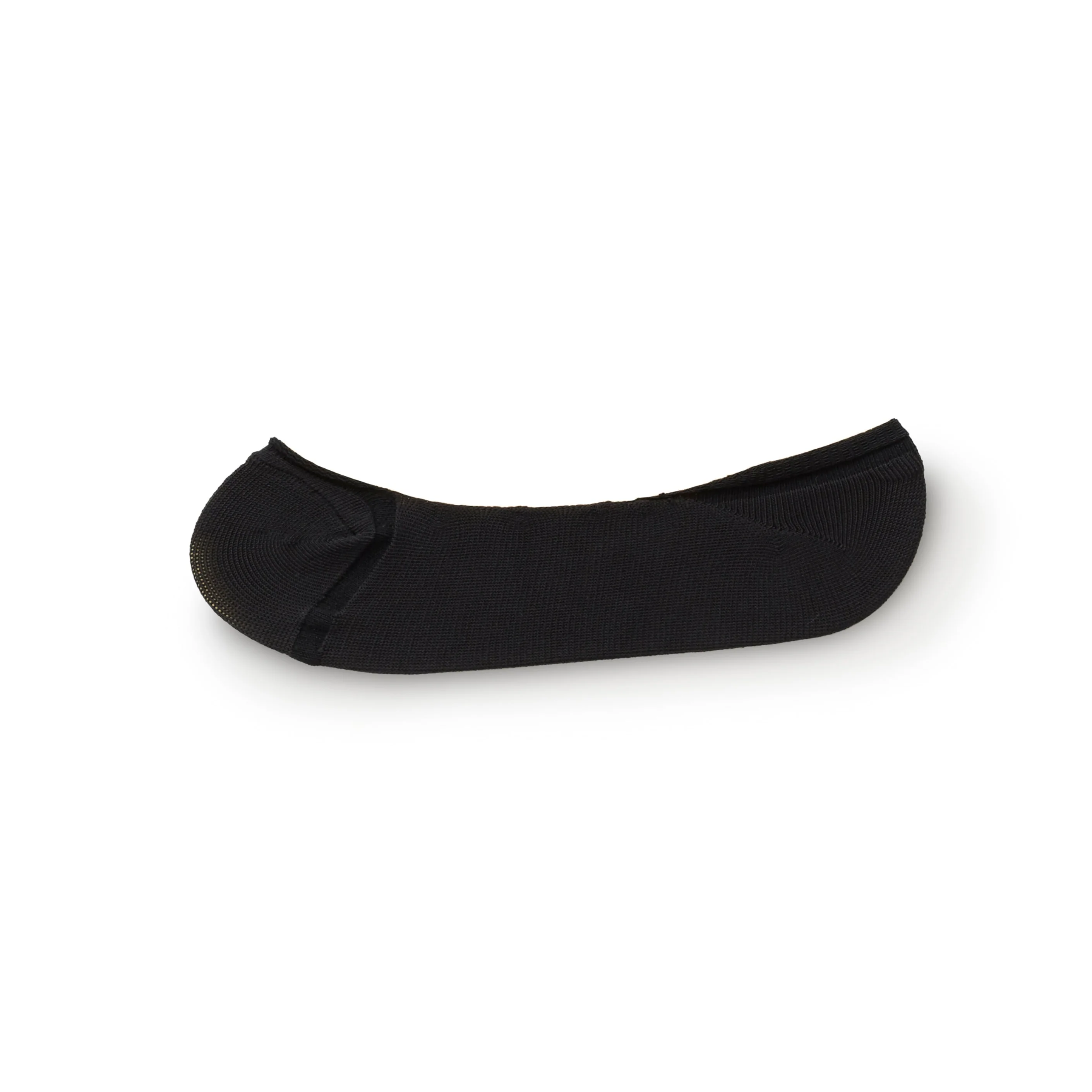 011111112 Plain Heel Fit Nylon No-Show Socks M - Image 3