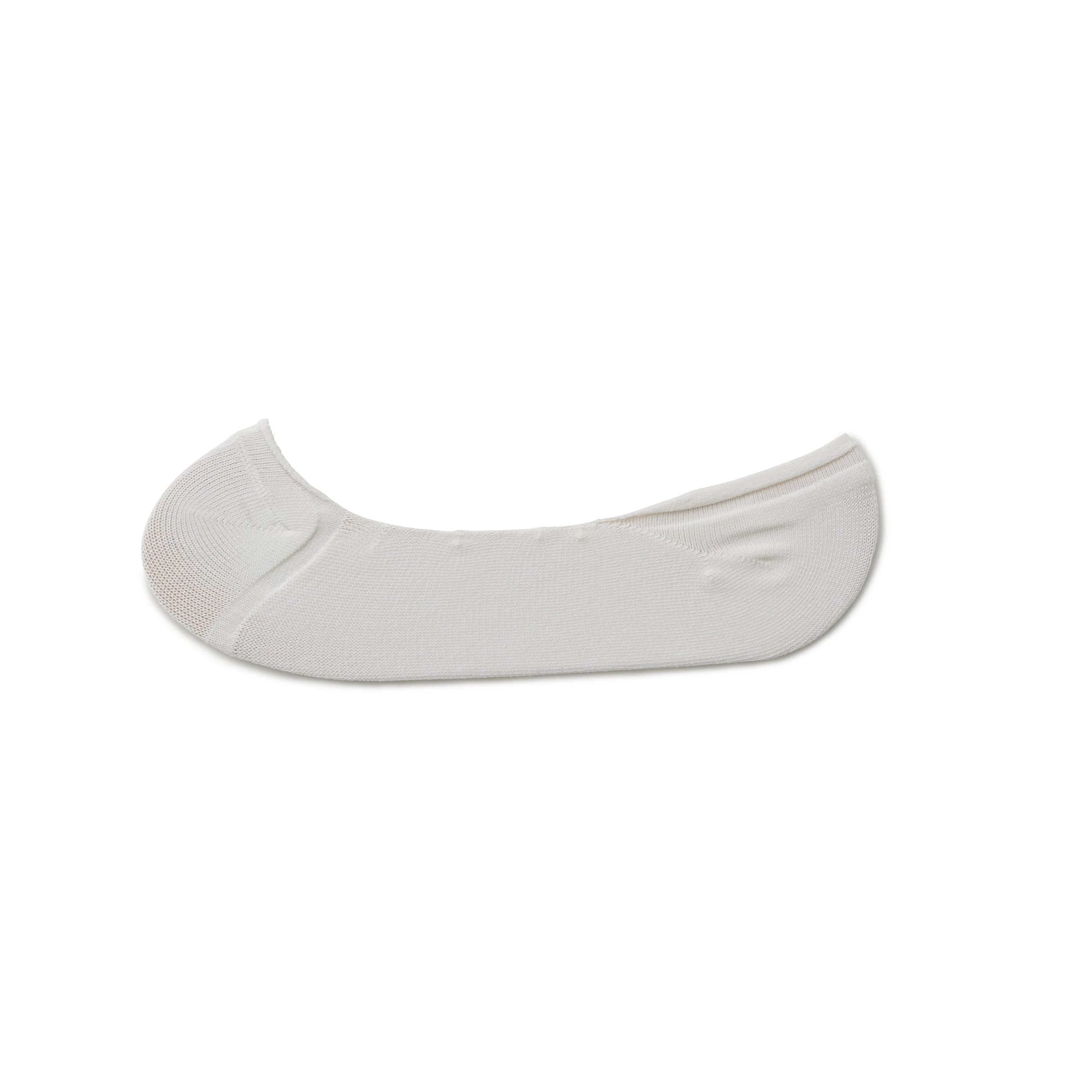 011111112 Plain Heel Fit Nylon No-Show Socks M - Image 4