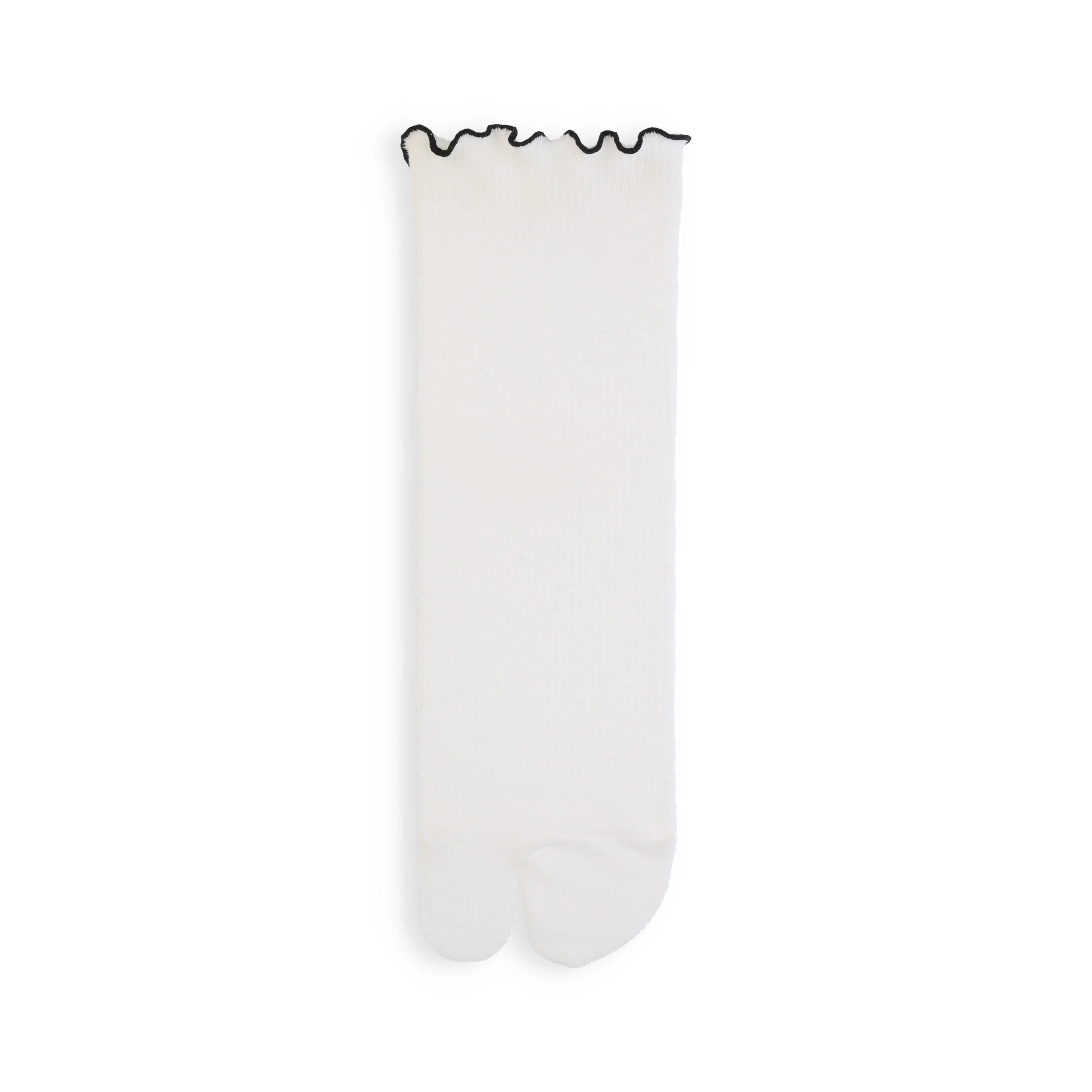 011132606 Waffle Merrow Top Tabi Low Crew Socks - Image 5
