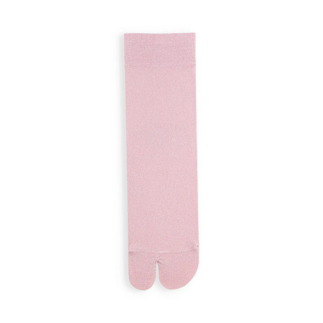 011132662 Fine Sparkly Tabi Low Crew Socks - Image 10