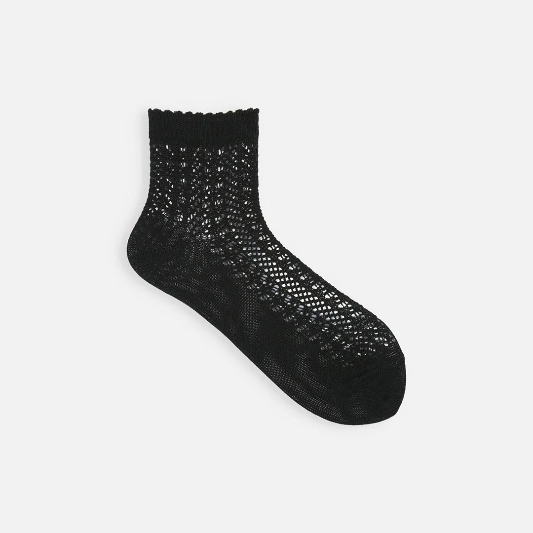 011132880 Irmack Mesh Ankle Socks S - Image 3