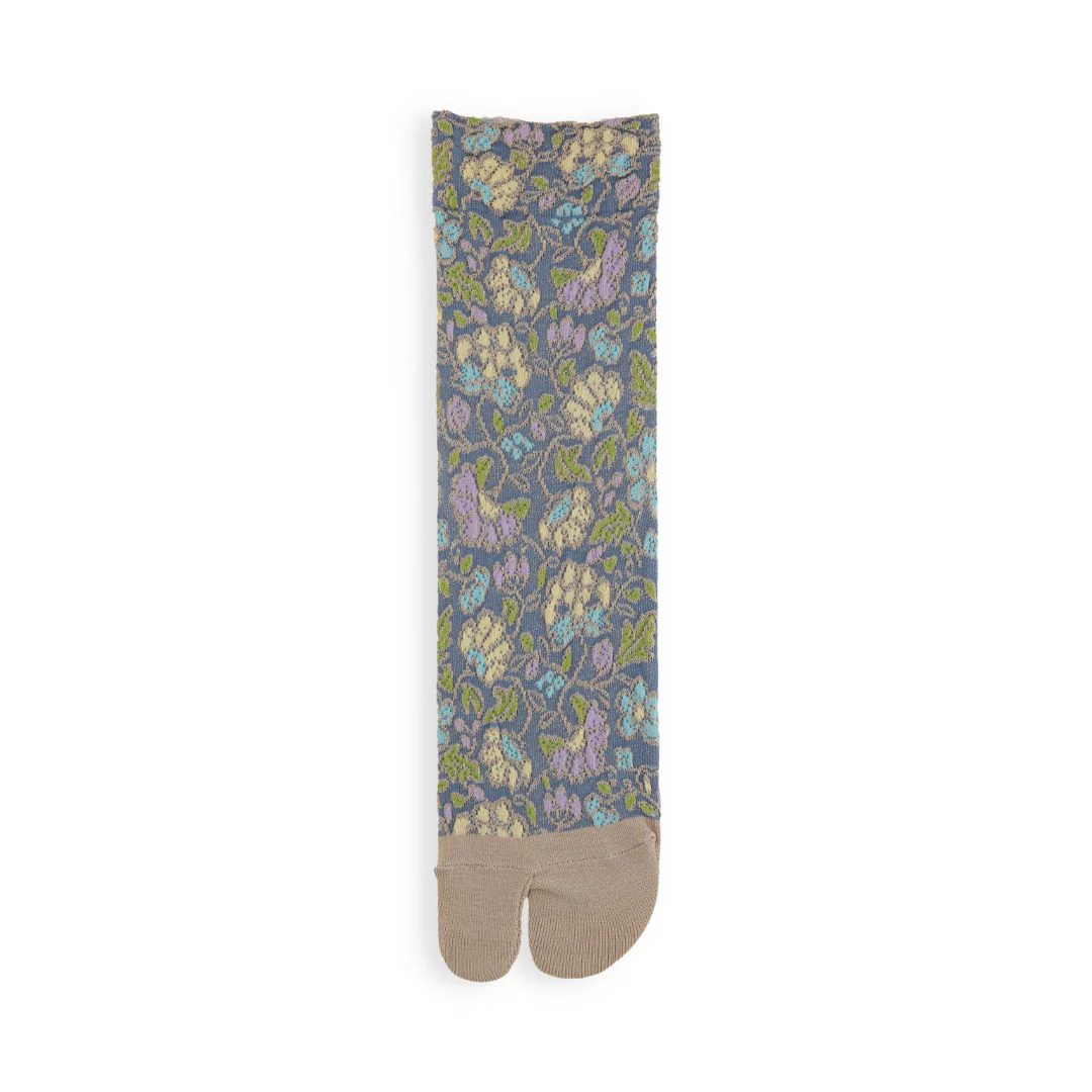 011141452 Flower Float Tabi Crew Socks - Image 7