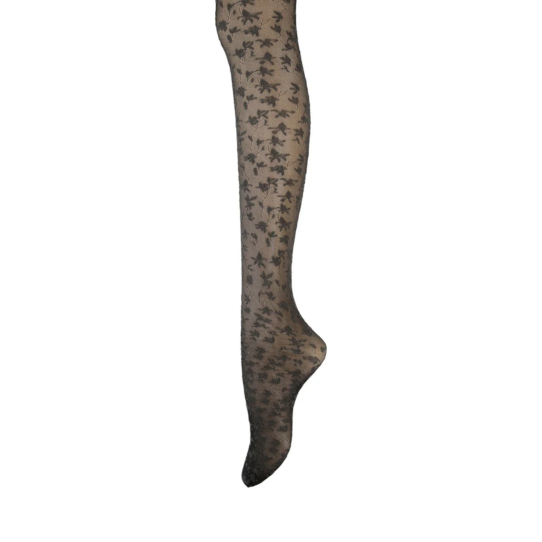 011700073 Leaf Pattern Sheer Tights 20D - Image 4