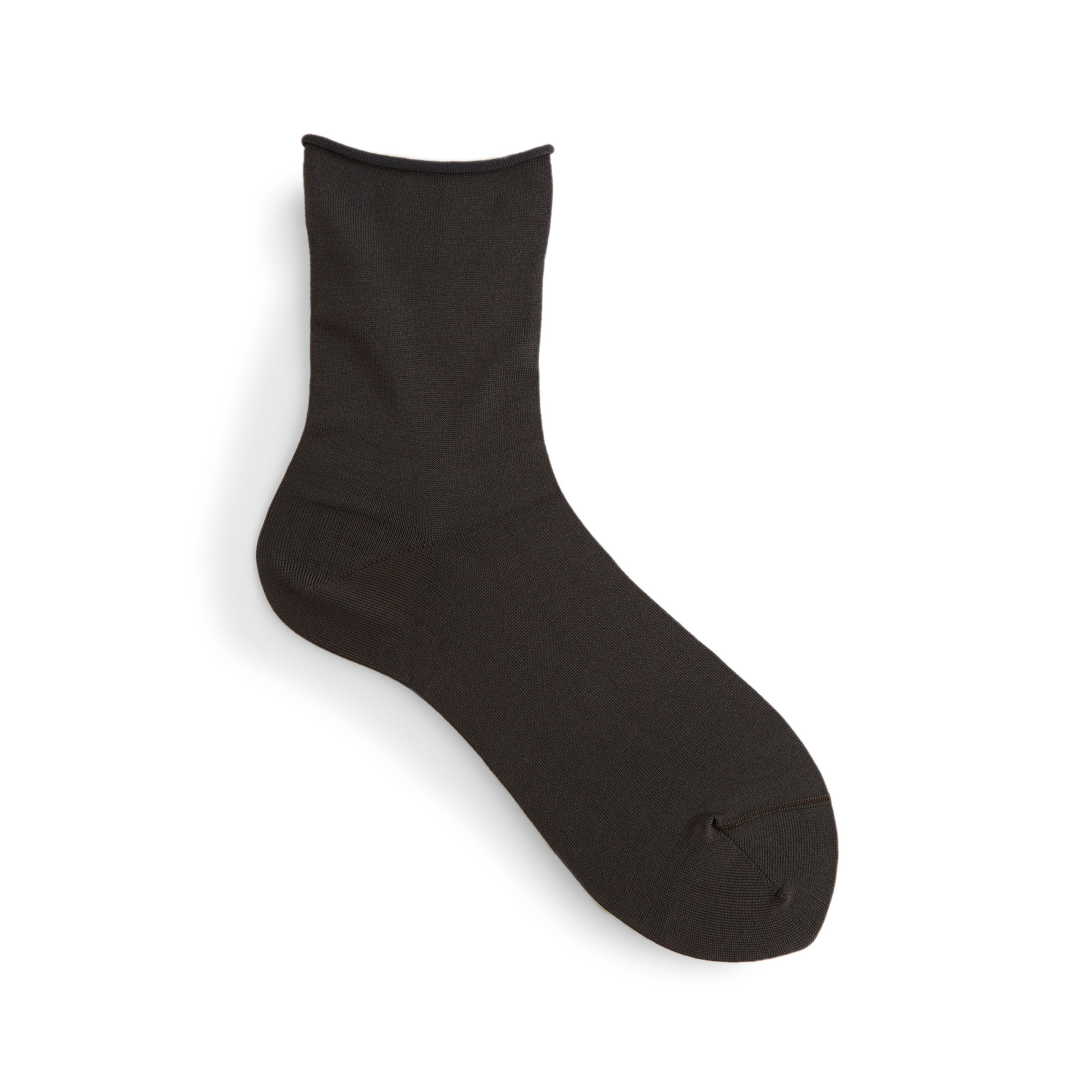 021131755 Fine Roll Top Low Crew Socks - Image 7