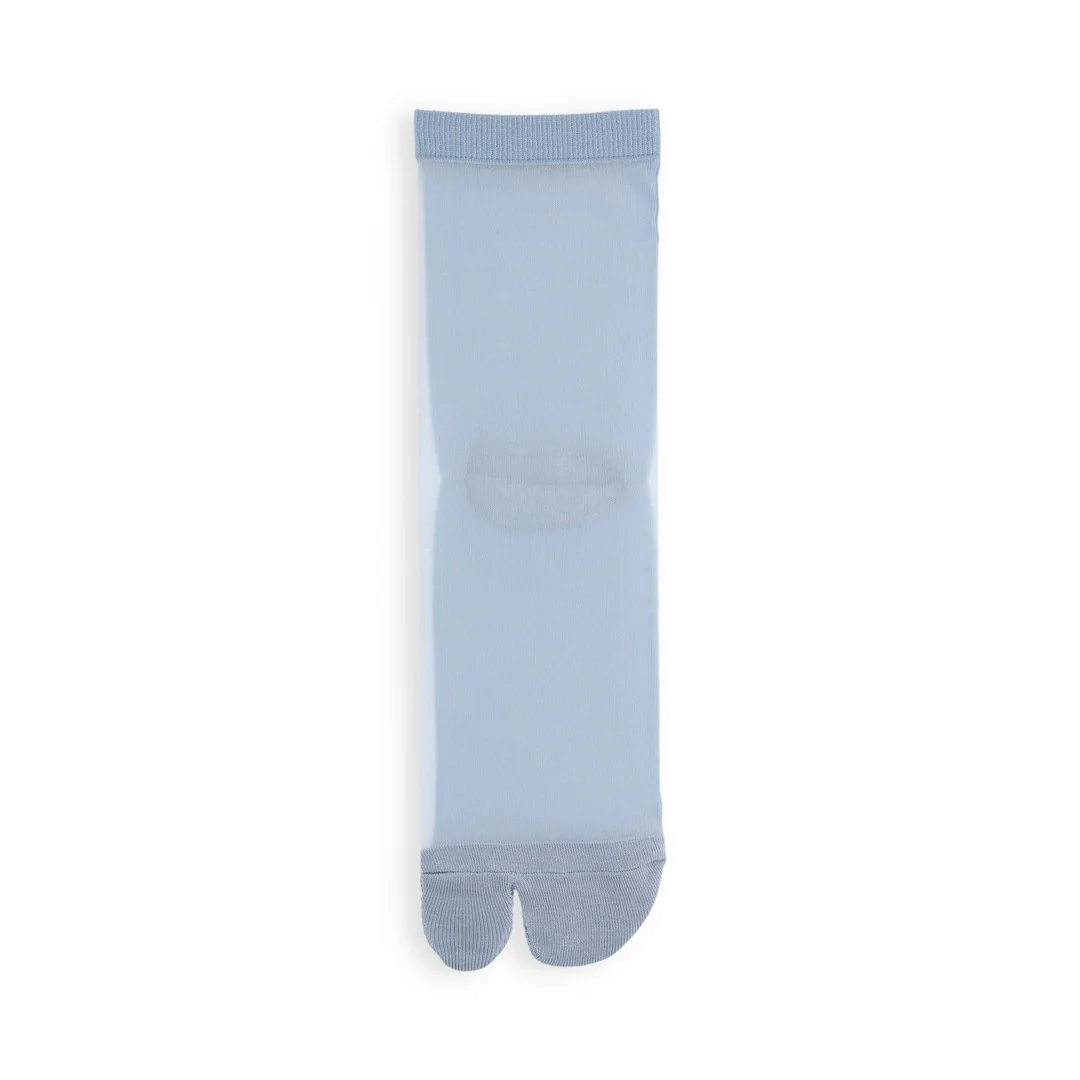 021131881 Sheer Bicolor Tabi Low Crew Socks S - Image 14