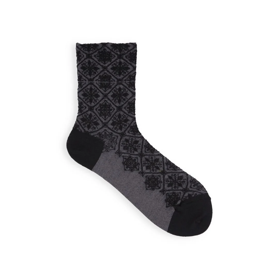 021132550 Vanawarm® Tile Pattern Low Crew Socks - Image 3