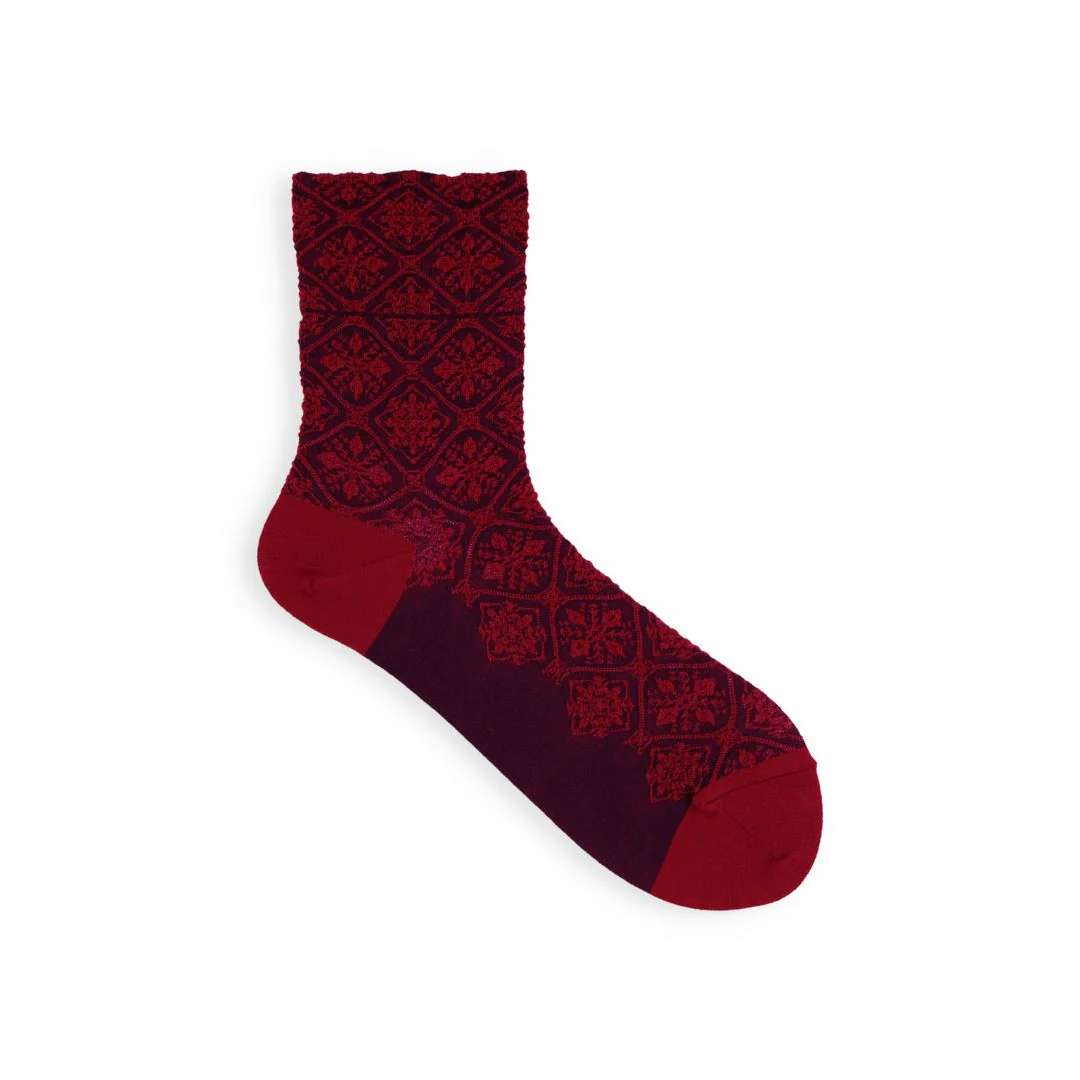 021132550 Vanawarm® Tile Pattern Low Crew Socks - Image 6