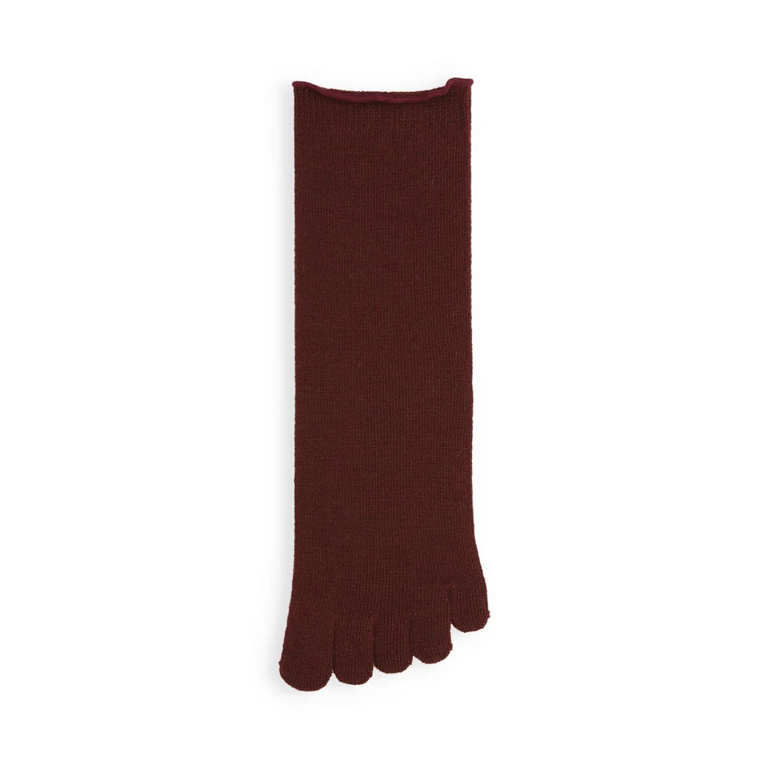 021140926 Premium Finest Wool Plain Toe Crew Socks - Image 4
