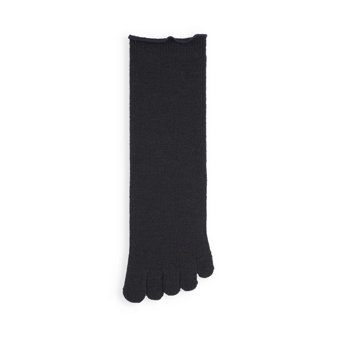 021140926 Premium Finest Wool Plain Toe Crew Socks - Image 5