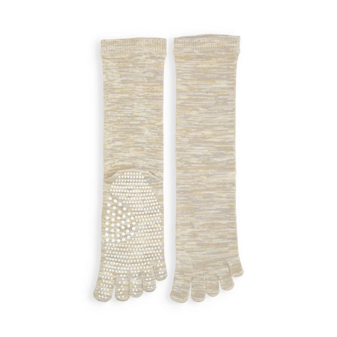 051140110 Reflexology Cotton Toe Crew Socks M - Image 3