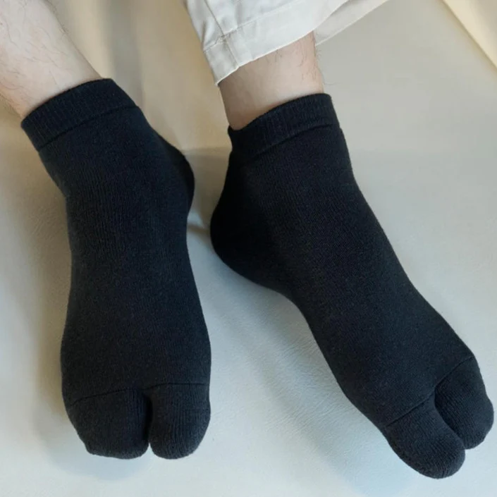 062120229 Plain Tabi Pile Trainer Socks L - Image 4