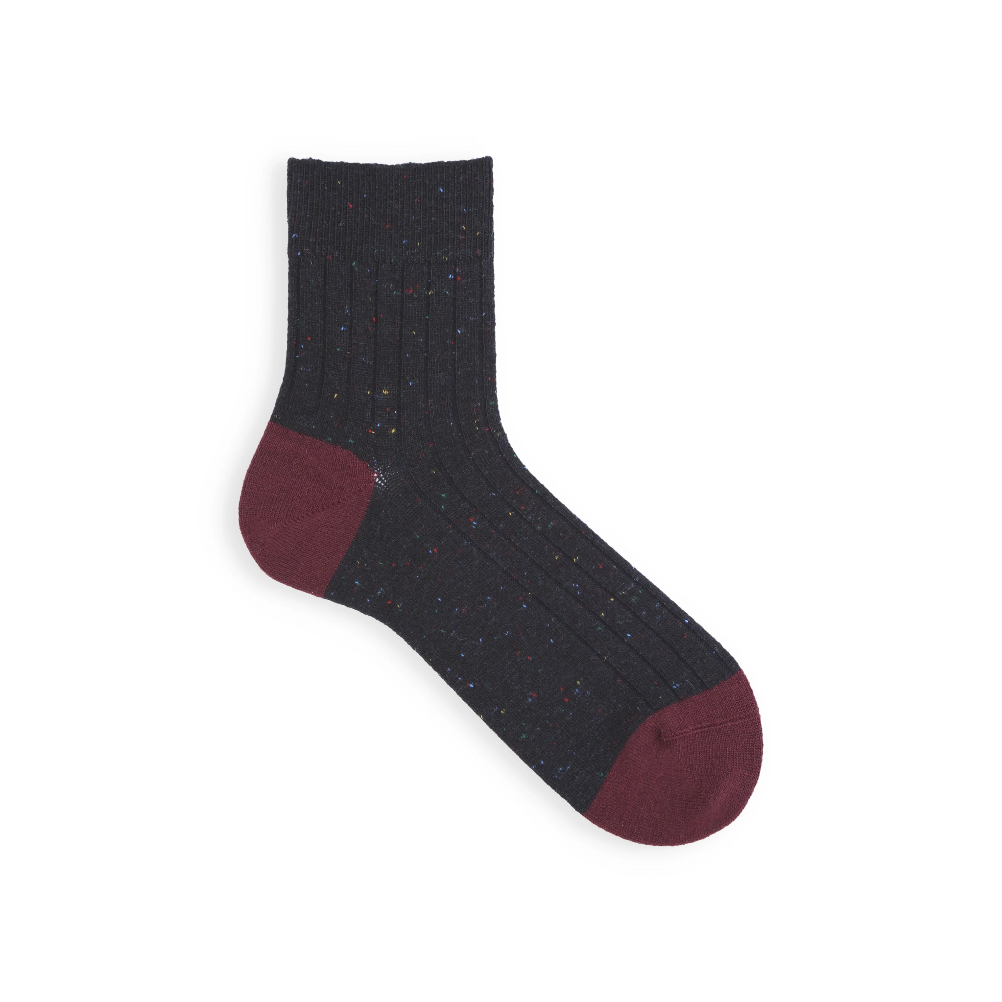 062131171 Wool Nep Bicolore Short Socks M - Image 5