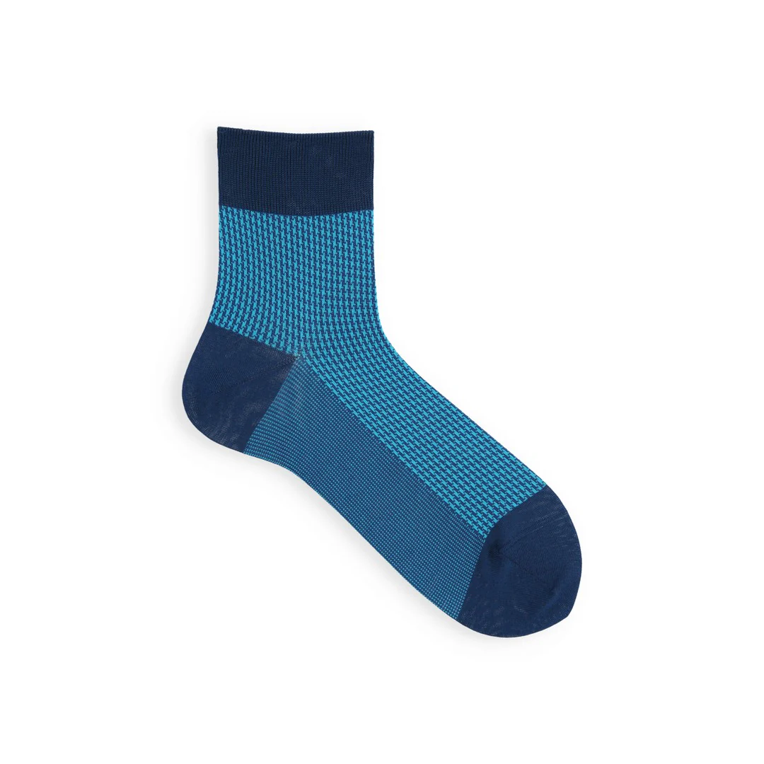062131293 Jacquard Houndstooth Short Socks M - Image 6