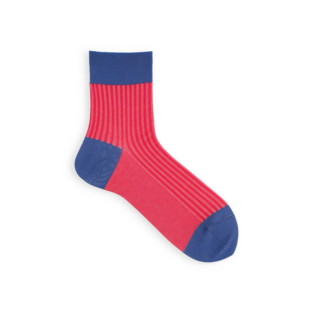 062131297 Jacquard Stripe Short Socks M - Image 3