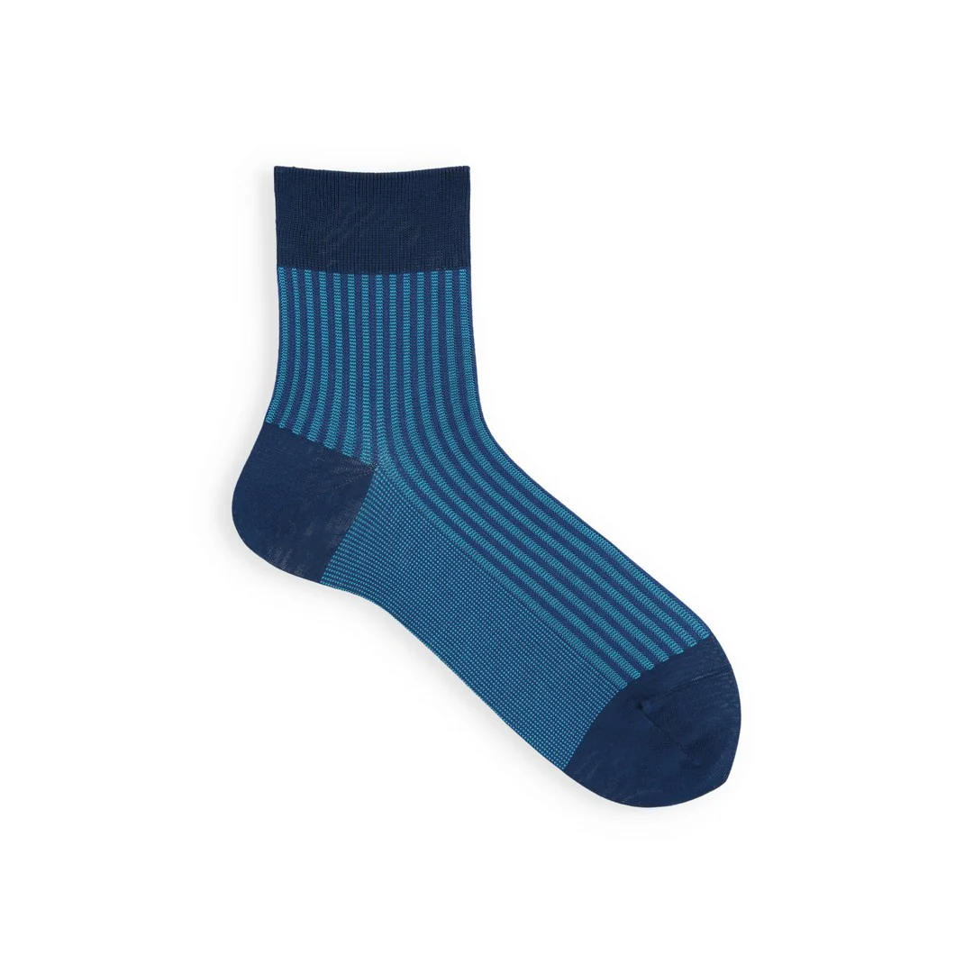 062131297 Jacquard Stripe Short Socks M - Image 4
