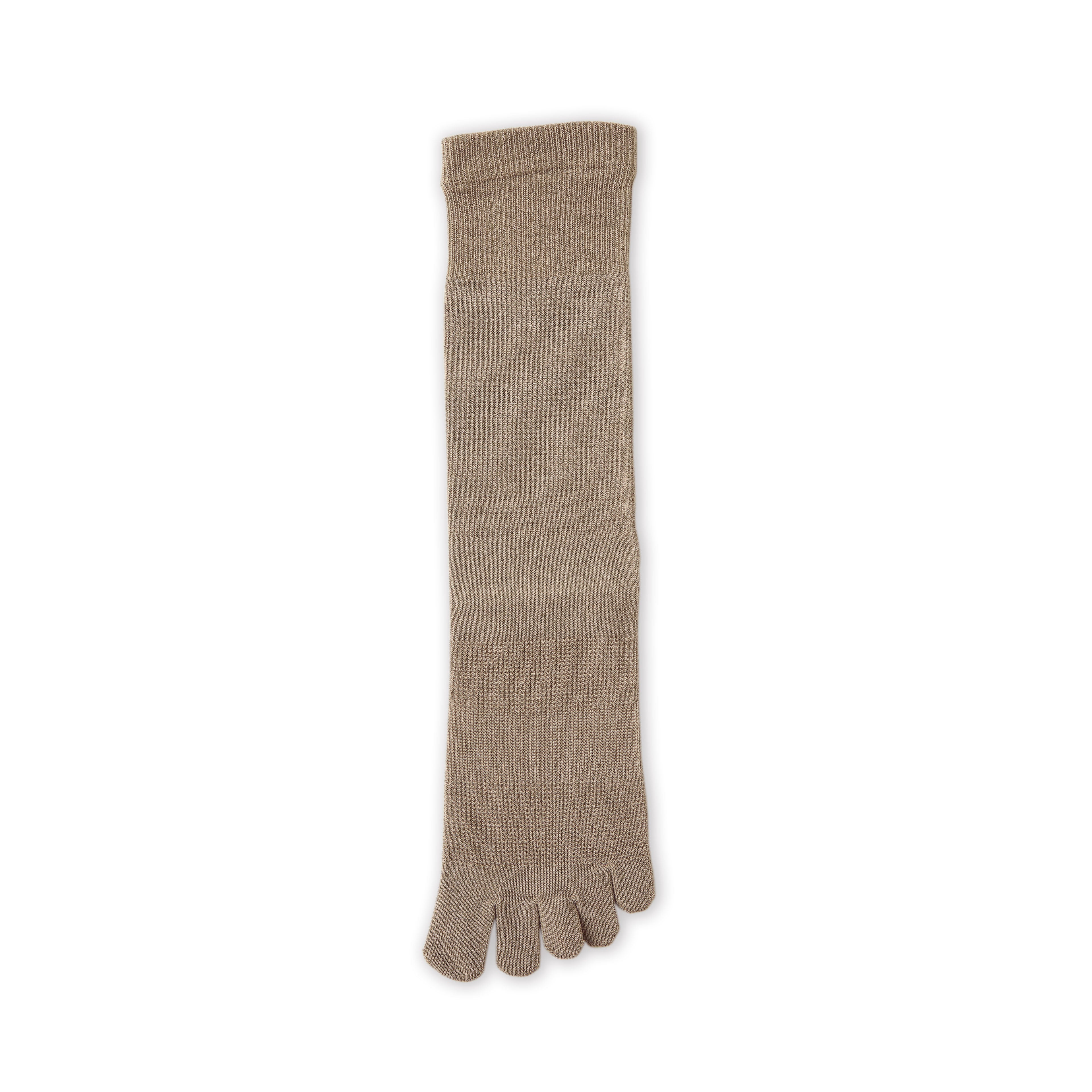 062141641 Lyocell Plain Soft Top Toe Crew Socks M - Image 5
