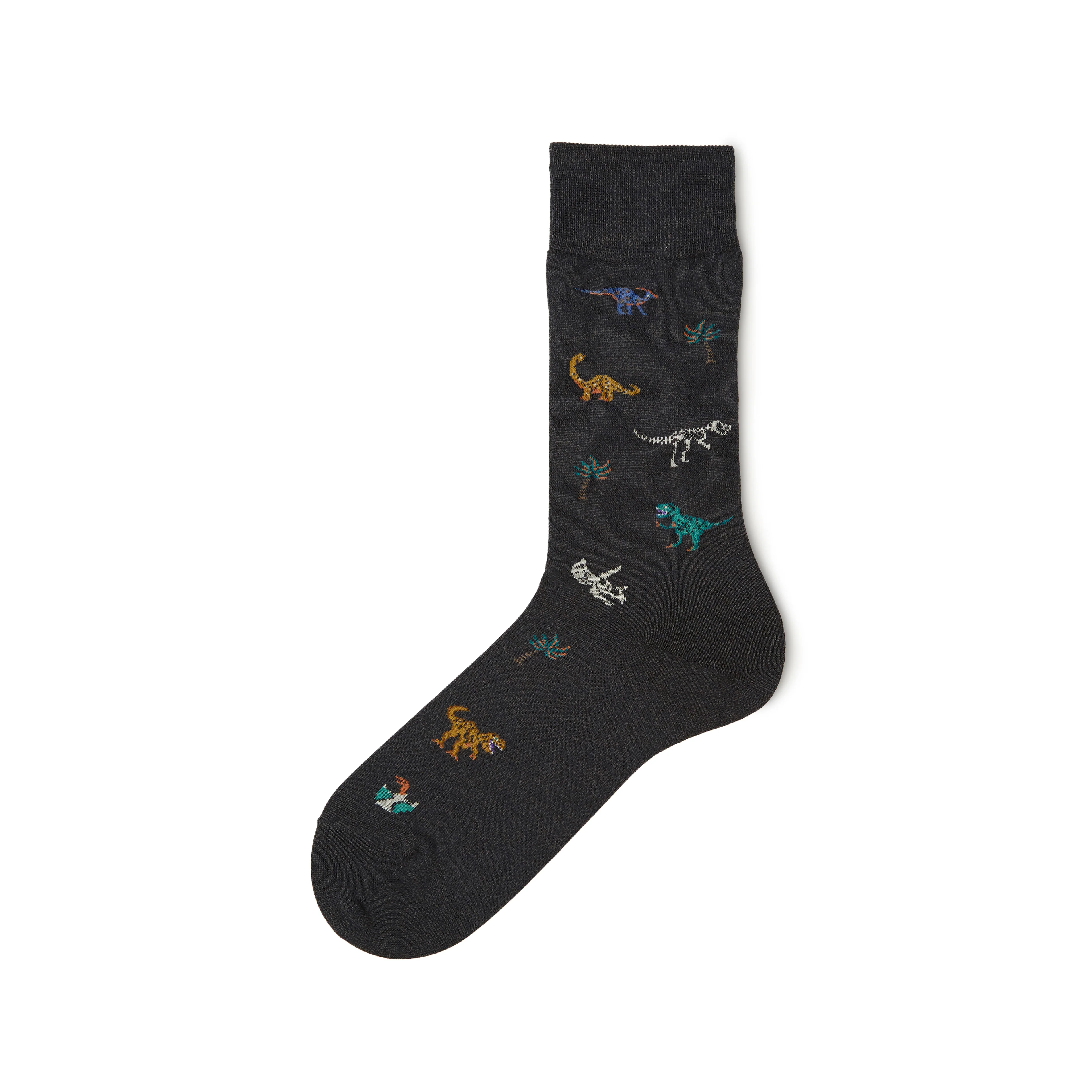 062142084 Dinosaur Pattern Crew Socks M - Image 5