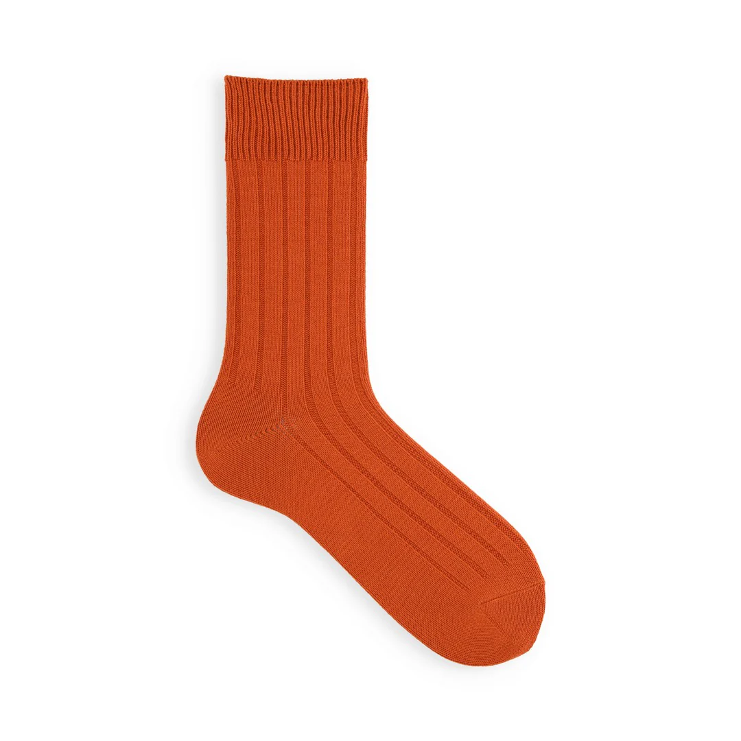 062142375 Wide Ribbed Mid-Calf Socks M - Image 3