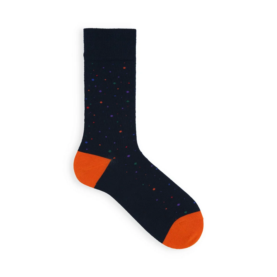 062142422 Random Multicolour Dot Mid-Calf Socks - Image 3