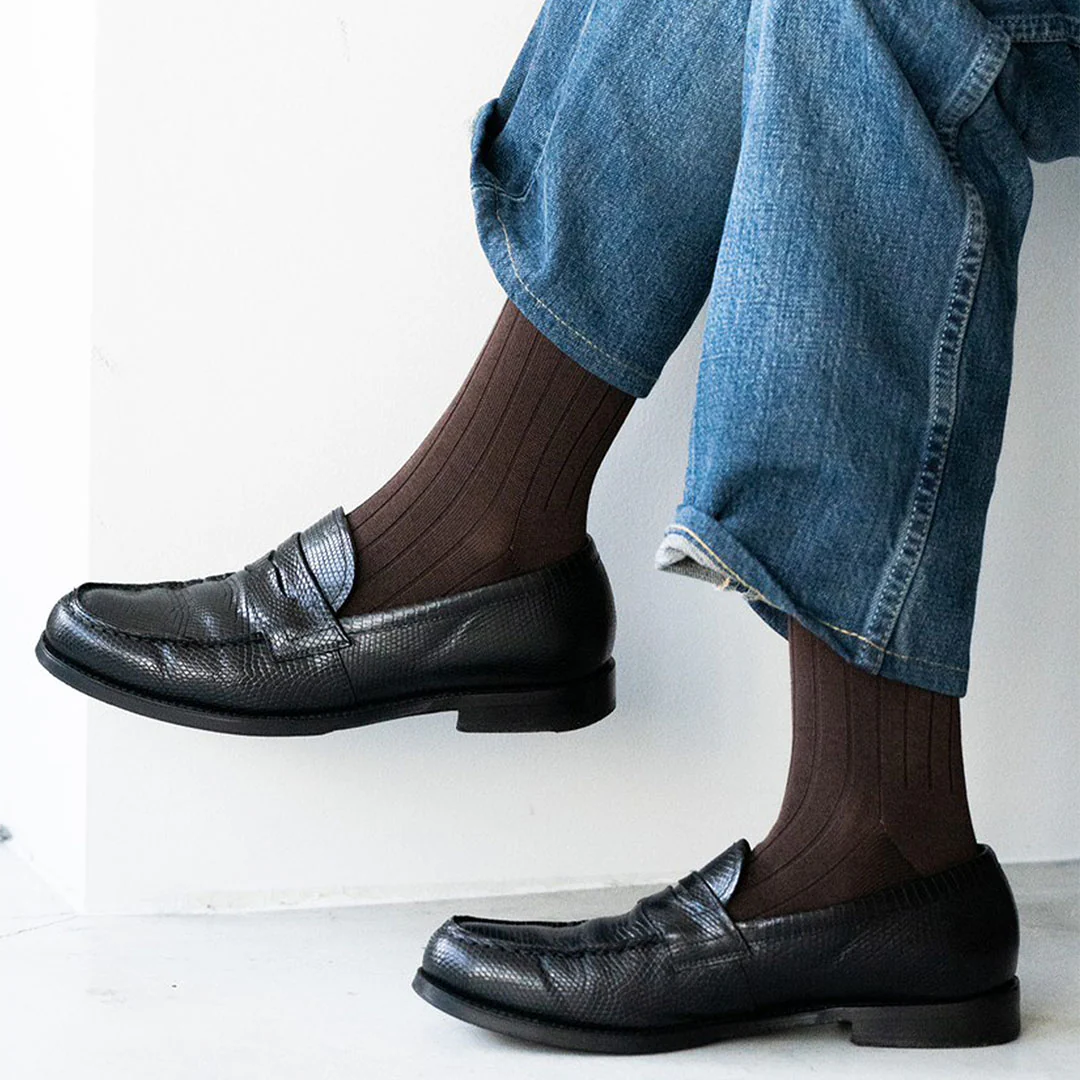 062147500 9x2 Ribbed Mid Calf Socks M - Image 17