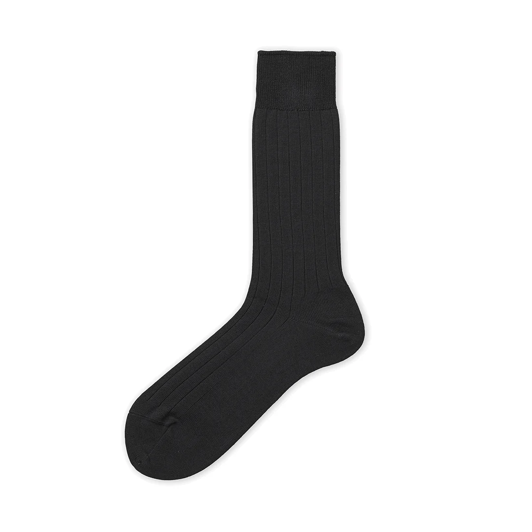 062147500 9x2 Ribbed Mid Calf Socks M - Image 3