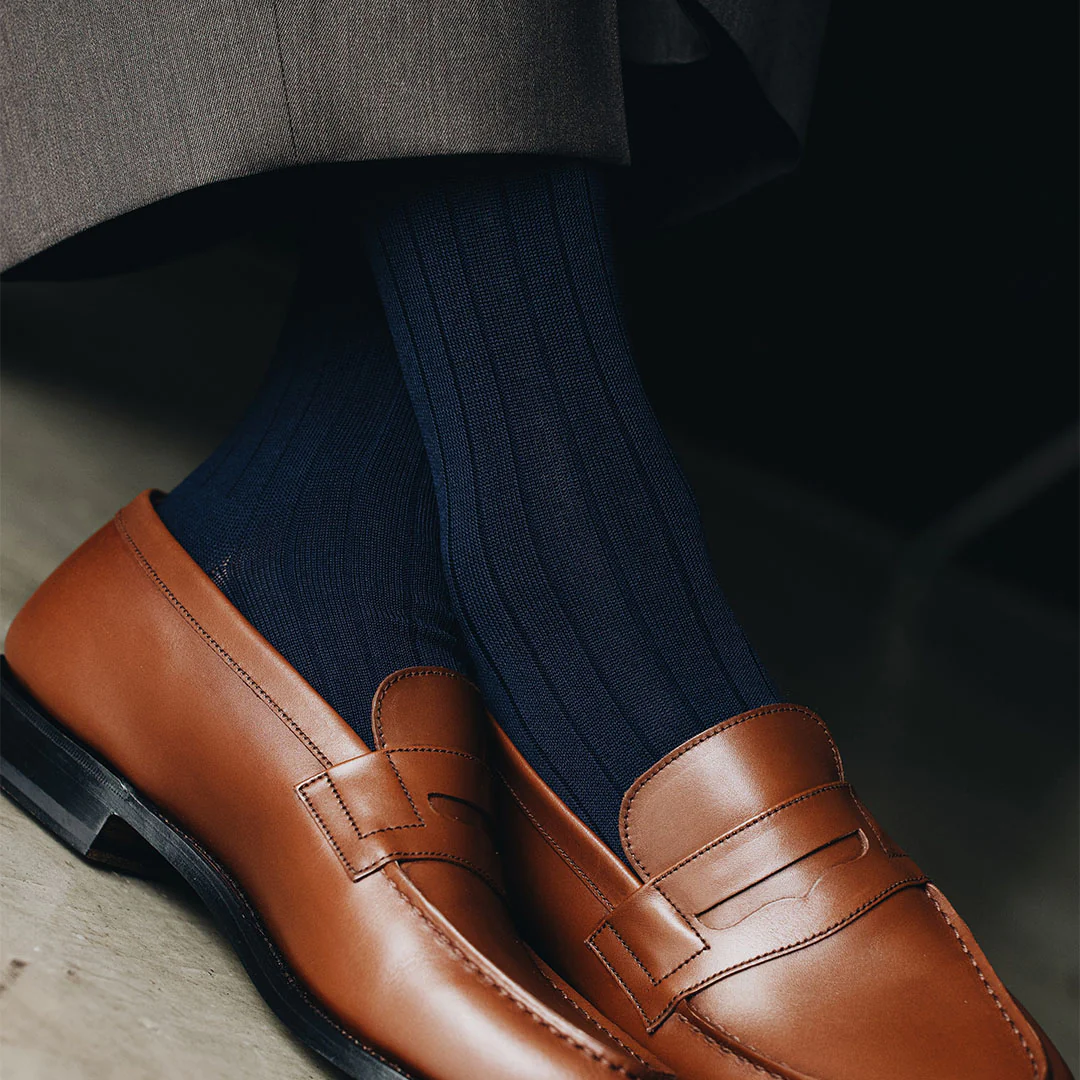 062147501 9x2 Ribbed Mid Calf Socks L - Image 6