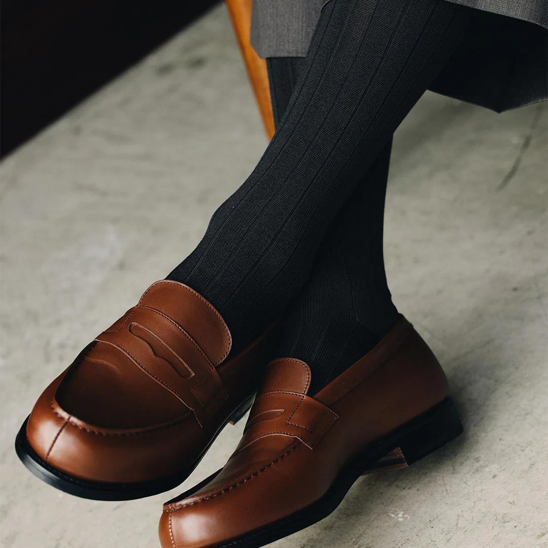062147501 9x2 Ribbed Mid Calf Socks L - Image 9